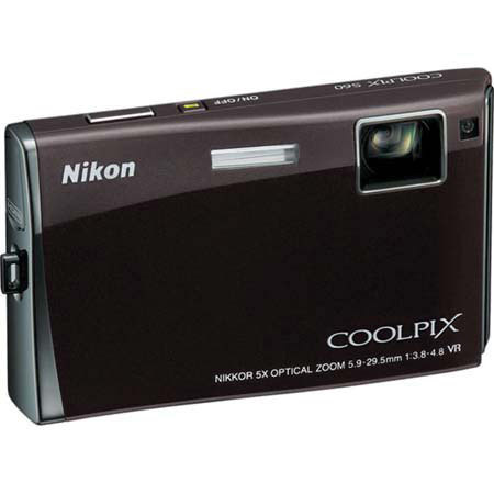 Nikon Coolpix S60 Dig Cam Kit w/2GB SD Card,Esprs Blk