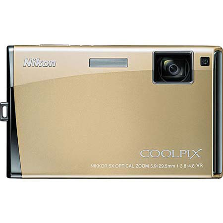 Nikon Coolpix S60 Digital Camera, 10.0 MP,Plat Brnze