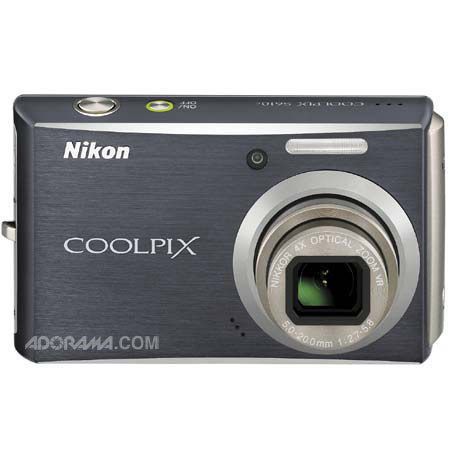 Nikon S610C Wi-Fi Camera Kit, 4GB SD, Midnight Black