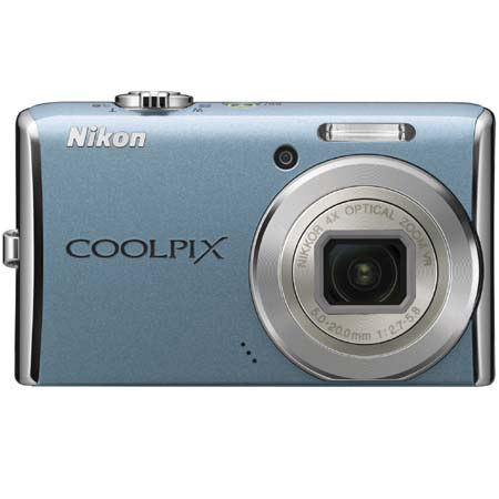 Nikon Coolpix S620 Dig Cam Kit w/ Spare EN EL-12, Blue