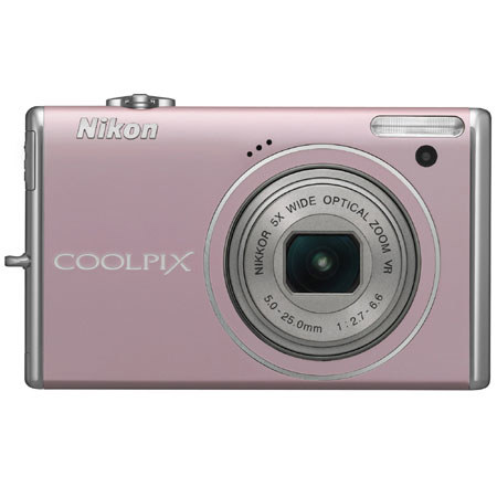 Nikon Coolpix S640 Dig Cam Kit,Pink,w/4GB SD Crd
