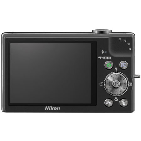 Nikon Coolpix S640 12.2 MP 5X Zoom Camera, Red