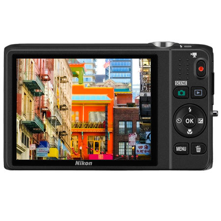Nikon Coolpix S6500 Digital Camera, Black