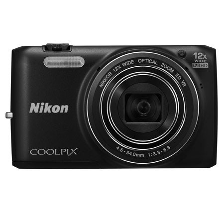 Nikon Coolpix S6800 Digital Camera, Black - Refurbished by Nikon U.S.A.