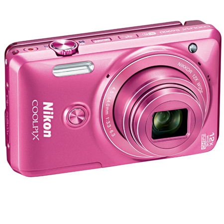 Nikon COOLPIX S6900 Digital Camera, Pink