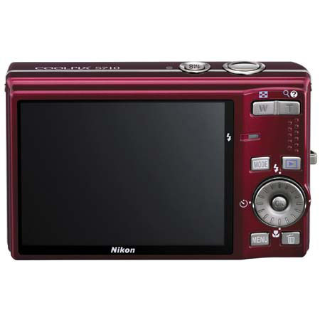 Nikon Coolpix S710 Digital Camera with 15MP, Deep Red