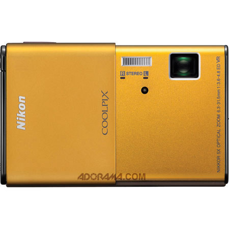 Nikon CoolPix S80 Digital Camera Kit, 4GB, Gold