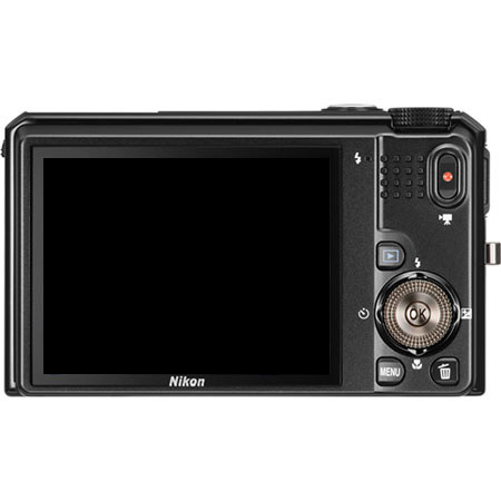 Nikon Coolpix S9100 Digital Camera, Black