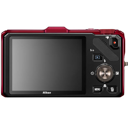 Nikon Coolpix S9300 Digital Camera, Red