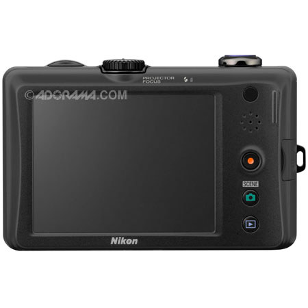Nikon Coolpix S1100pj Digital Camera, Violet