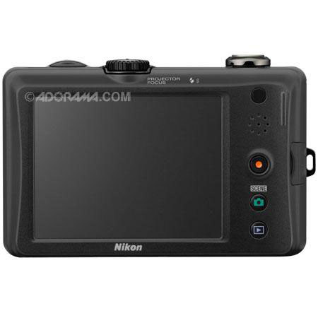 Nikon Coolpix S1100pj Digital Camera, Silver - Refurbsh
