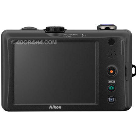 Nikon Coolpix S1100pj Digital Camera, Violet - Refurbsh