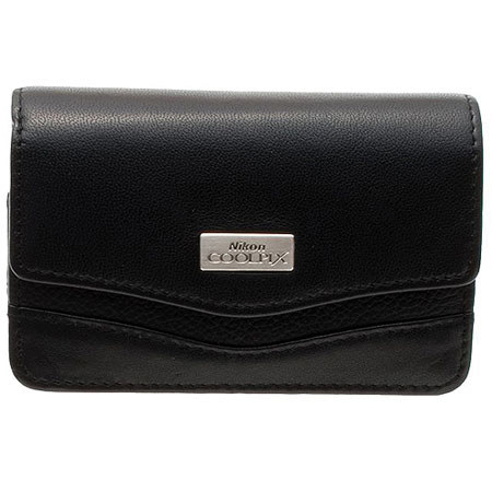 Nikon Black Leather Horizontal Carrying Case