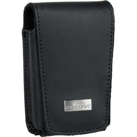 Nikon 9635 S Series Large Leather Case, Black
