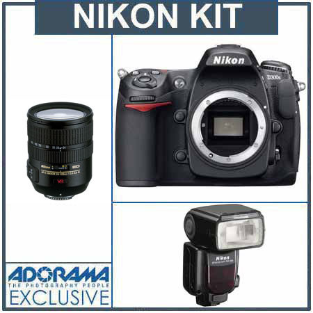 Nikon D300S SLR Digital Camera with 24-120mm f/3.5-5.6G ED-IF AF-S - &amp; Nikon SB-900 TTL AF Speedlight, USA Warranty