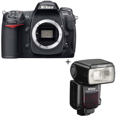 Nikon D300S SLR Digital Camera Body with Nikon SB-900 TTL AF Shoe Mount Speedlight - USA Warranty.