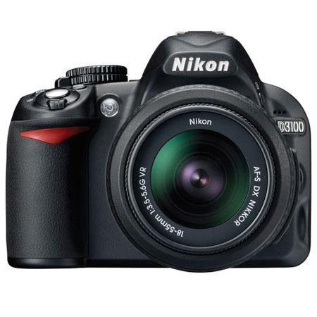 Nikon D3100 Camera with 18-55mm DX & 55-200mm DX Lens, Bundle w/55-200 VR Lens