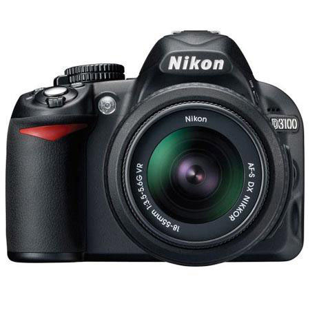 Nikon D3100 Camera with 18-55mm NIKKOR VR Lens - Bundle (See Details)