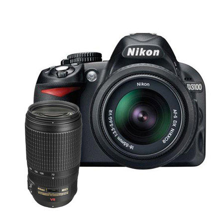 Nikon D3100 14.2 MP Digital SLR Camera w/18-55mm V