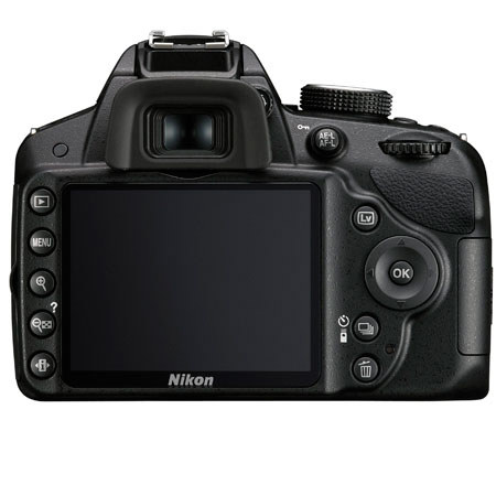 Nikon D3200 DSLR Camera w/18mm-55mm NIKKOR VR Lens - Black