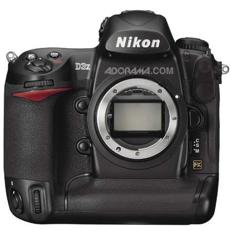 Nikon D3X Digital SLR 24.5MP Camera, +24mm - 120mm Lens