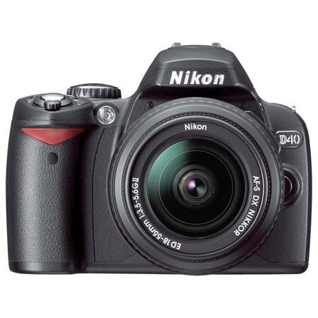 Nikon D40 DSLR Camera with 18-55mm DX, Refurbished