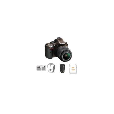 Nikon D5200 Camera w/18-55mm Lens, Bronze, Bundle w/70-300mm Lens & MORE