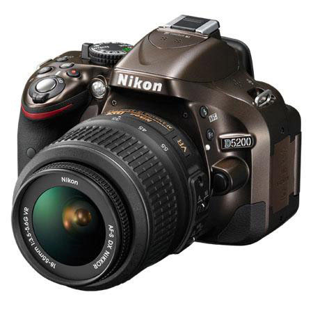 Nikon D5200 DSLR Camera with 18-55mm Lens - Refurbished by Nikon USA
