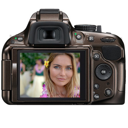 Nikon D5200 DSLR Camera with 18-55mm f/3.5-5.6G VR Lens - Bronze