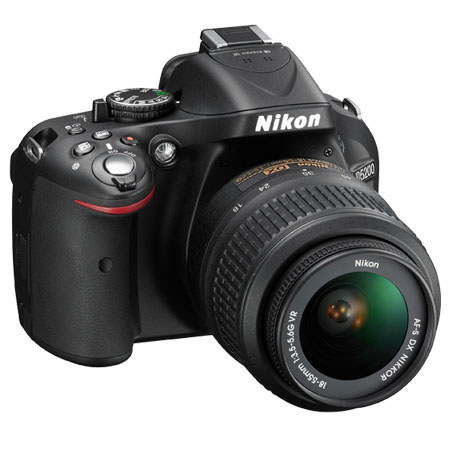 Nikon D5200 DSLR Camera with 18-55mm f/3.5-5.6G VR Lens - Black
