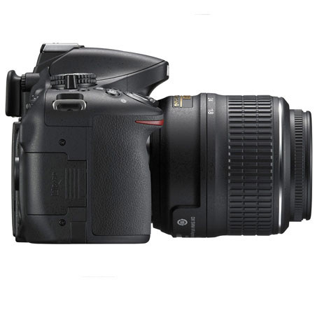 Nikon D5200 DSLR Camera with 18-55mm f/3.5-5.6G VR Lens - Black