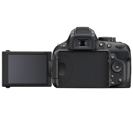 Nikon D5200 DSLR Camera with 18-55mm f/3.5-5.6G VR Lens - Black
