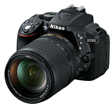 Nikon D5300 DSLR Camera-Black Nikon AFS DX 18-140mm & Free Accessories