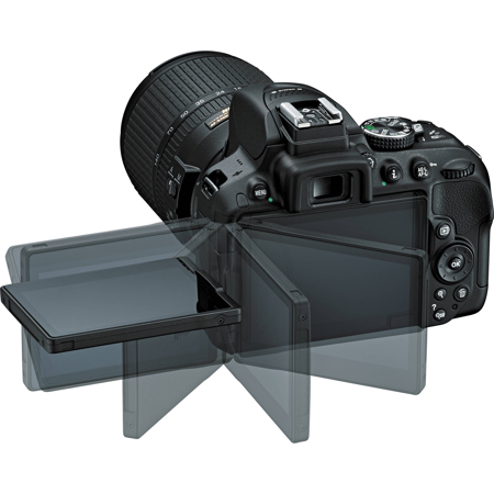 Nikon D5300 DSLR with 18-140mm DX AFS Lens, Black