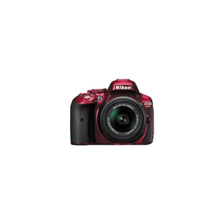 Nikon D5300 Camera w/18-55mm DX VR Lens, Red, Bundle w/18-200mm DX VR & MORE