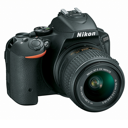 Nikon D5500 DSLR with 18-55mm DX VR II Lens, Black