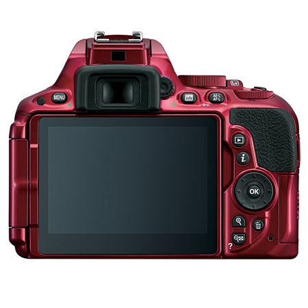 Nikon D5500 DSLR with 18-140mm DX VR Lens, Red