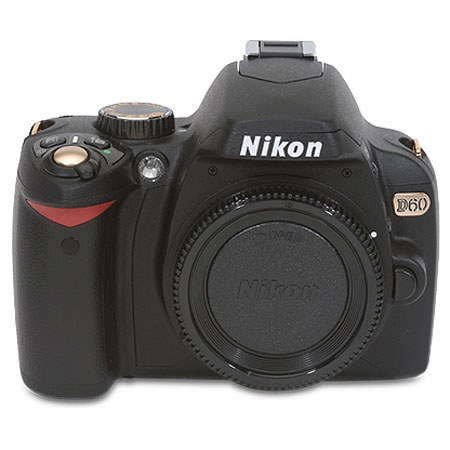 Nikon D60 Blk Gld Sp.Ed DSLR Cam Body Kit w/4GB SD Card