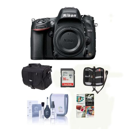 Nikon D610 DSLR Body and Free Accessories
