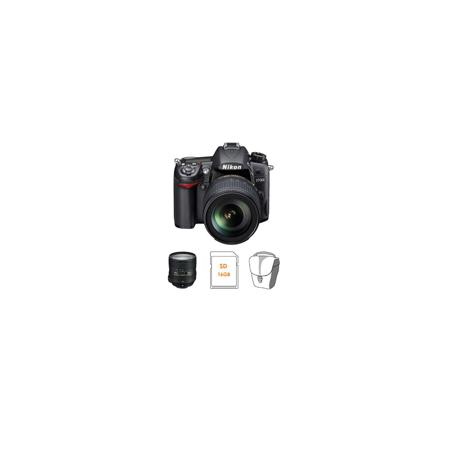 Nikon D7000 Digital SLR Camera Kit with 18-105mm, Bundle with Nikon 24-85mm