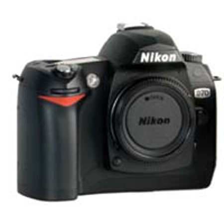 Nikon D70 Digital SLR Camera, 6.1 Megapixel, Interchangeable Lens - Refurbished by Nikon U.S.A.