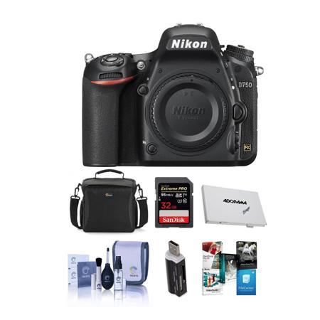 Nikon D750 DSLR Body and Accessory Kit