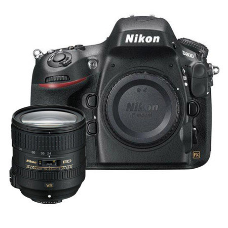 Nikon D800E Digital SLR Camera Body,Bundle w/Nikon 24-85mm f/3.5-4.5G ED AF-S VR