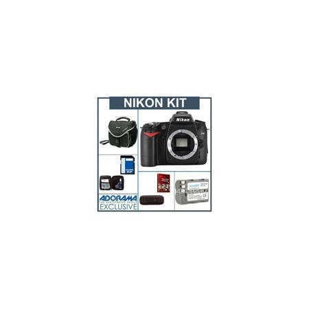 Nikon D90 Digital SLR Camera BODY Only BUNDLE w/8gb, USB Reader +More #25446