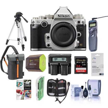Nikon Df DSLR Body Silver With Premium Accessory Bundle