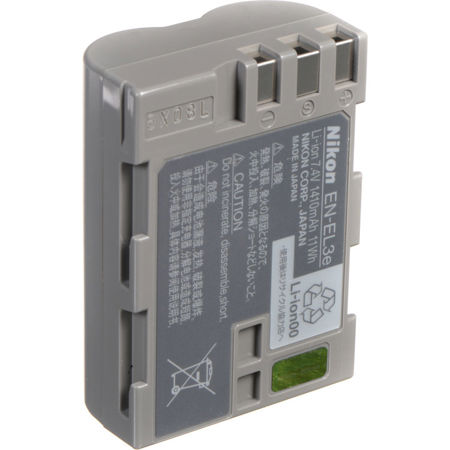 Nikon EN-EL3e Rechargeable Li-Ion Battery for D200, D300, D700 and D80 Digital SLR Cameras