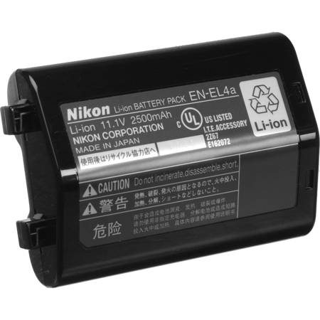 Nikon EN-EL4a Rechargeable Lithium-ion Battery Pack for D2H, D2X, D2Xs, D2Hs, D3, D3X, and D3S Digital Cameras