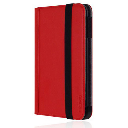 Incipio Kaddy Folio Carrying Case for Amazon Kindle 3, Red Synthetic Leather