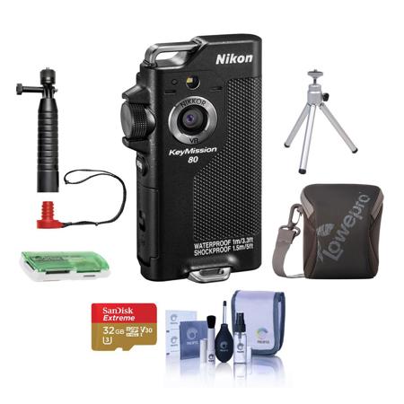 Nikon KeyMission 80 Action Camera With Free Accessory Bundle