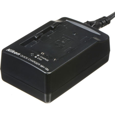Nikon MH-18A 2 Hour Quick Charger for the EN-EL3a, EN-EL3e, & EN-EL3 Battery Packs.